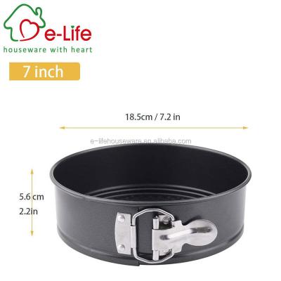 China ELIFE Viable 7 INCH CHEESE CAKE AROUND CAKE TRAY WITH LOCK for sale