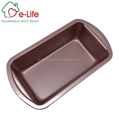 China ELIFE SUSTAINABLE 0.6MM THICK NON STICK 11x6 COATED TO WEDGE TO BREAD COOKING CANS for sale