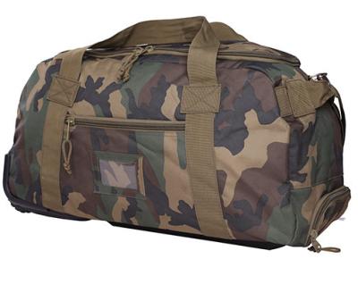 China Army Tote Comfortable Tactical Camouflage Wheeled Duffel Bag for sale