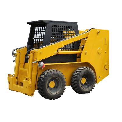 China Construction worksÂ   Wheel Skid Loader 1.5T 2T 2.3T 2.7T Steer Loader With Auger Hammer Attachment for sale