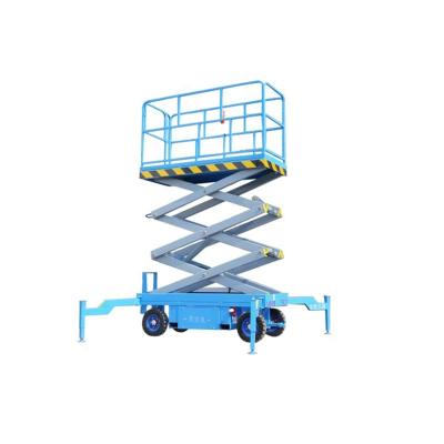 China 8m/10m/12m/16.18m(60cm) China 4-18m Movable Self Propelled Scissor Lift For Sale for sale