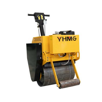 China Construction worksÂ   320kg Walk Type Gasoline Engine Hand Held Air Cooled 4 Strokeroad Roller for sale