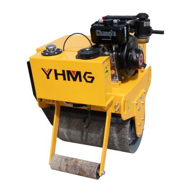 China Construction worksÂ   High Efficiency Single Drum Hand Held Road Roller For Concrete Road for sale