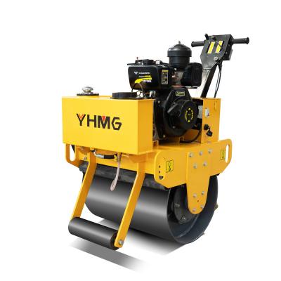 China Construction worksÂ   Universal Hand Compact 4 Stroke Gasoline 350kg Road Roller for sale