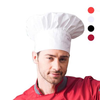 China Adult Eco-Friendly Kitchen Cooking Chef Baker Adjustable Elastic Hat for sale