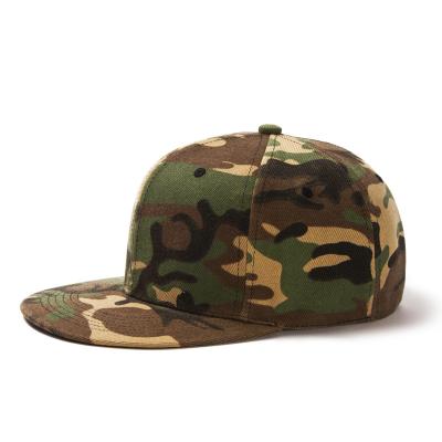 China Plain Men's Women's Cotton Personalized Custom Design Camouflage Logo Hiphop Snapback Hats for sale