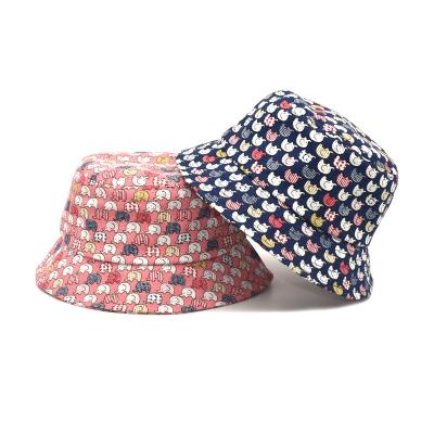 China Wholesale Formal Outdoor Sun Fisherman Kids Hot Printed Custom Made Bucket Hat for sale