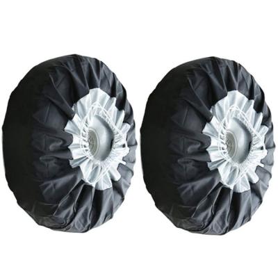 China Excellent Equipment Spare Tire Cover 2022 Popular Dustproof Storage Bags Tire Cover 210D Oxford Cloth Available Universal Spare Tire Cover for sale