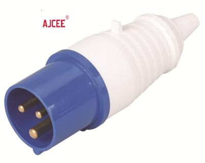 China AJCEE 16a 3p 013 Electrical Outlet Connection Standard IEC 220V 220-250V Plug Cable Socket Holder Industrial Electrical Socket CE for sale