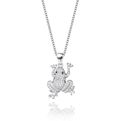 China Office/Career Frog Necklace Personality Animal Elves s925 Sterling Silver Europe And The United States Fashion Jewelry Pendant for sale