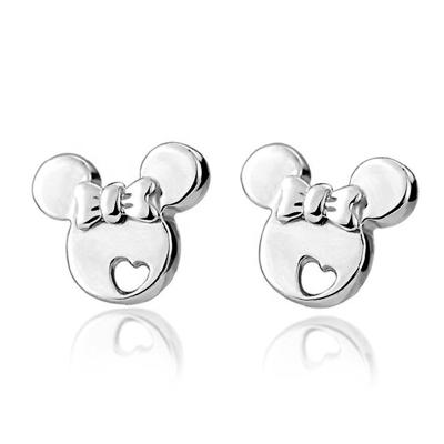 China Cute 2019 Christmas Gift Box Sterling Silver Minnie Stud Earrings Women Girl Earrings EC04 for sale