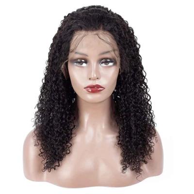 China Brazilian Curly Virgin Hair Full Lace Curly Curly Lace Front Wigs Hair Wigs With Baby Hair for sale