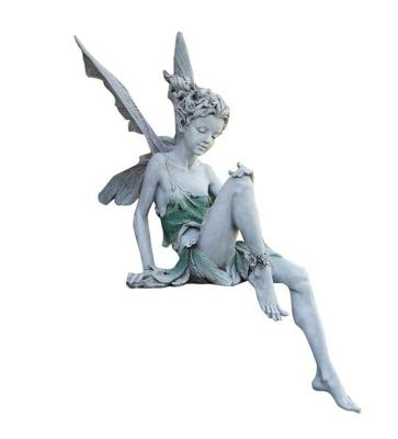 China Fairy Decoration Angel Garden Sculpture Garden Europe Creative Flower Garden Decoration for sale