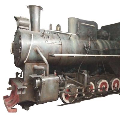 China Custom Outdoor Old-fashioned 1:1 Australian Train Model Large Retro Steam Locomotive Whistle Train Model for sale