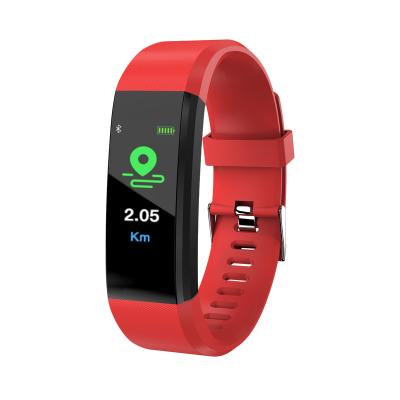 China MP3 playback RTS K115 wristband 115plus watch heart rate blood pressure sleep calorie monitor running distance cheap smart fitness tracker for sale