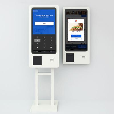 China fast food restaurant self ordering kiosk for restaurants windows self service kiosk machine self service payment kiosk for sale