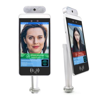 China Access Control Embedded System Thermometer Face Recognition Camera Face Recognition Door Access Camera System for sale