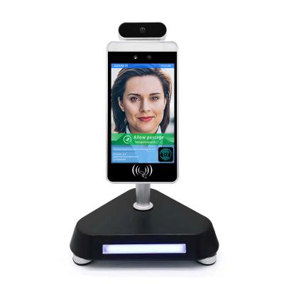 China Built-in Camera Facial Recognition System Temperature With Support Face Recognition Access Control CCTV Camera for sale