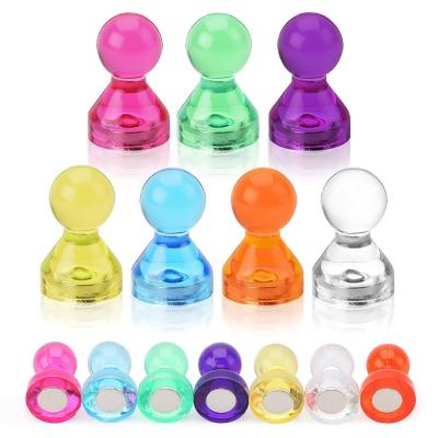 中国 11mm ダイアポット 形状 磁気 プッシュピン オフィス マップ 彩色のデザイン 販売のため