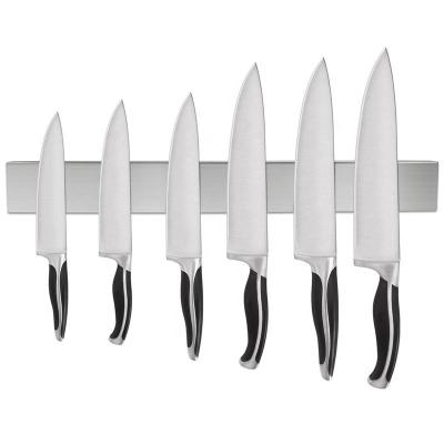 China 16 Inch Stainless Steel Magnetic Knife Bar for Kitchen Tool Knife Suspension Organizer for sale