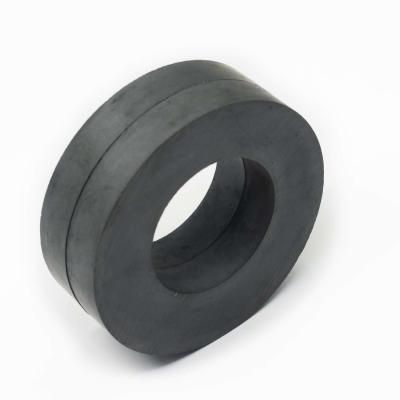 China Manufacture Y35 Y40 Permanent Subwoofer Motor Magnet Ring Grade Ferrite Speaker Magnet for sale