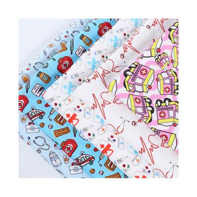 China Digital Printing Twill Cotton Fabric Antistatic Cotton Woven Cloth Woven Cartoon For Kids for sale