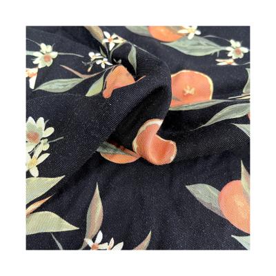 China Antistatic printed rayon fabric twill 100% viscose fabric rayon twill fabric for garment for sale