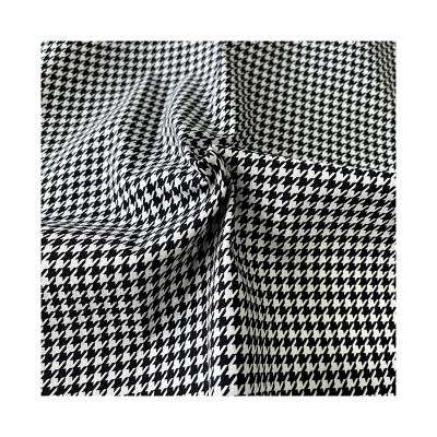 China NR Houndstooth Stretch Nylon Spandex Spandex Rayon Fabric Anti-Static Bengali Twill Anti-Static Stretch Nylon Fabric For Pants for sale