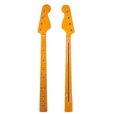 China High Quality DIY Guitar Kits 21 Fret Maple Bass Guitar Neck For Jazz Electric Guitar Replacement for sale