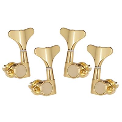 China Tuning Gold Diecast 2+2 Sealed Heads Bass Guitar Tuning Pegs Bass Guitar Tuners Keys Machine For 4 String Bass Guitar for sale