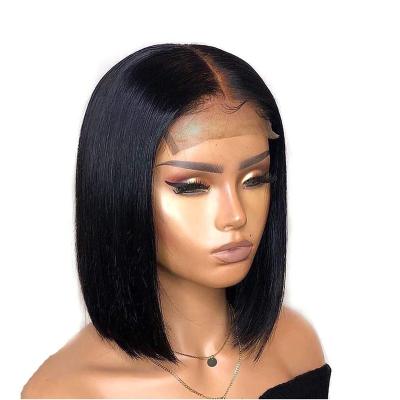 China Other New Arrival 100% Unprocessed Grade 12A Brazilian Straight Human Hair Lace Closure Wigs W-44 for sale