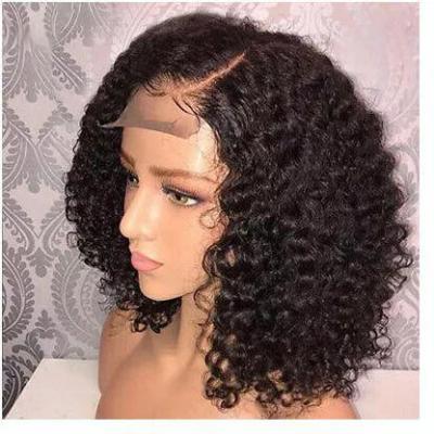 China Other Unprocessed Raw Natural Lace Front Wig,Hd Brazilian Lace Hair W-HD44 Human Hair Bob Wig Wholesale Short Human Hair Frontal Wig for sale