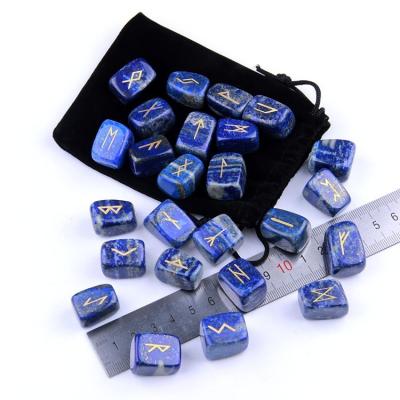 China Wholesale Lapis lazuli Rune Set For Sale Gemstone Rune Set Supplier from China for sale