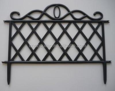 China Easily Assembled Black Plastic Barrier, Indoor Plastic Barrier for sale