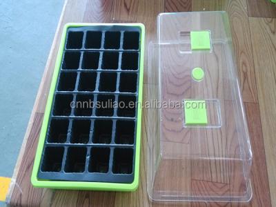 China Easy to observe seedling growing situation seed tray with cover for sale