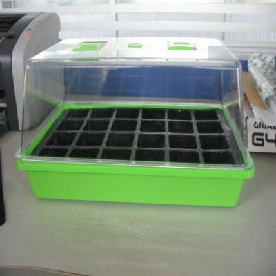 China plastic portable green garden seedling box/garden nursery box for sale