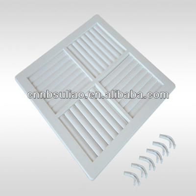 China Adjustable and directional square plastic air diffuser for sale