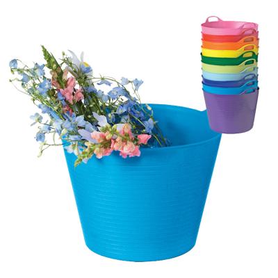 China Stocked Tubtrugs 12L Wholesale Garden Food Grade Plastic Water Buckets for sale