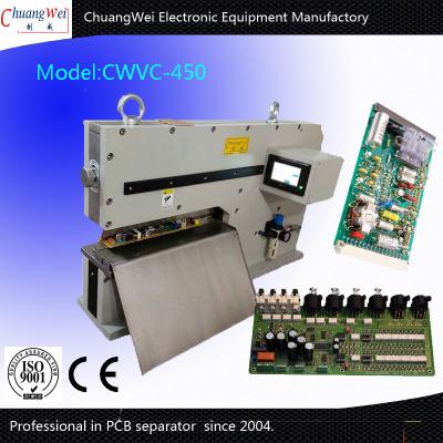 China Automatic Collected PCB V-Groove PCB Separator with 2 Japan Linear Blades for sale