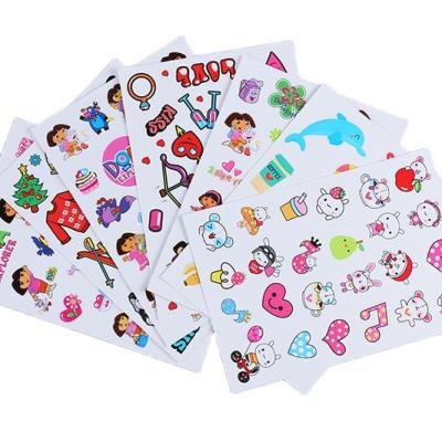 China Custom Printed Waterproof Cartoon Characters Pre Kiss Vinyl Cut Stickers for sale