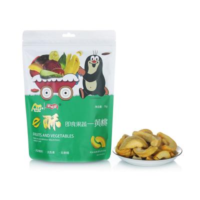 China Instant High Nutrition Sweet Taste Natural Delicious Dried Yellow Peach Freeze Dried Dried Yellow Peach for sale