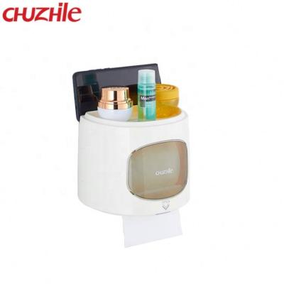 China ABS Lovely Storage Design Toilet Paper Holder Cream Tissue Box for sale