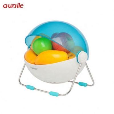 China Viable popular design plastic multifunctional fruit basket for kitchen for sale