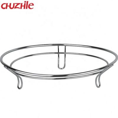 China Stored Practical And Convenient Wire Tripod Metal Pot Rack And Pan Support for sale