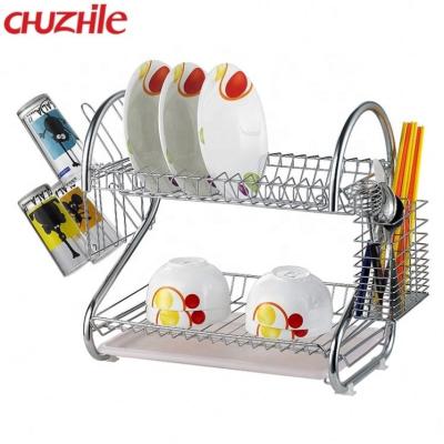 China China Sustainable Kitchen Accessories Supplier Chuzhile Chrome Plated Bowl Basket Rack Dispenser for sale