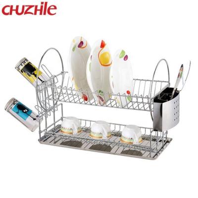 China Viable Chuzhile Chrome Kitchen Dish Rack Factory From China Kitchen Accessories Supplier for sale