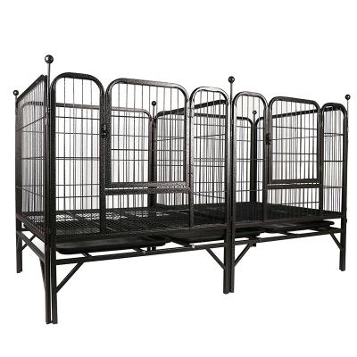 China Viable Wholesale Steel Dog Kennel Pet Fence Metal WYCY Outdoor Dog Breed Cage for sale