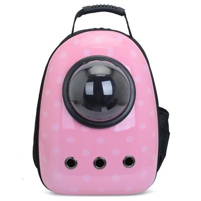 China Travel Portable Breathable Backpack Pet Bag Transparent Space Capsule Cat Bag for sale