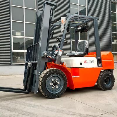 China Building Material Stores Forklift New and Used 4 5 Ton Diesel Engine Hydraulic Forklift For Sale for sale