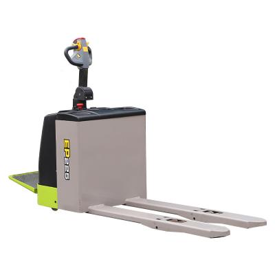 China Building Material Shops Wholesale Fine Quality Warehouse 2.1M 2 Ton Full Hydraulic Electric Pallet Truck for sale